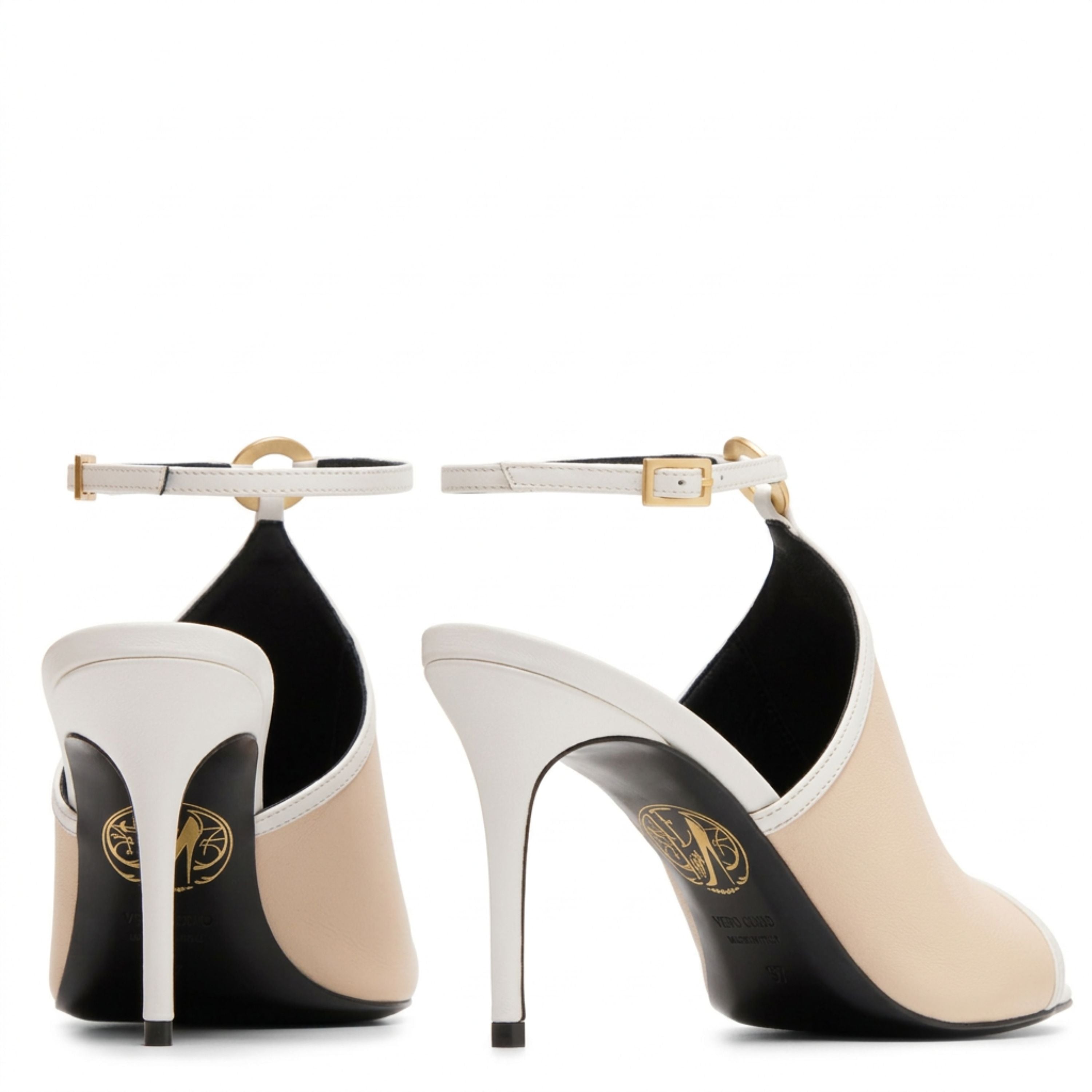 Aphrodite 85 Beige Blanc Cuir Mat