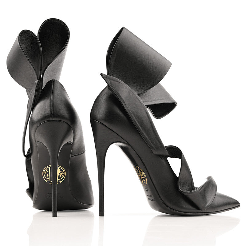 Jasmin 120 Noir Cuir Mat