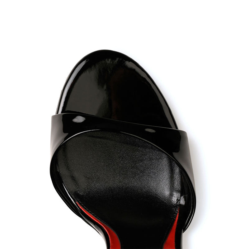 Lidylle 120 Noir Cuir Vernis