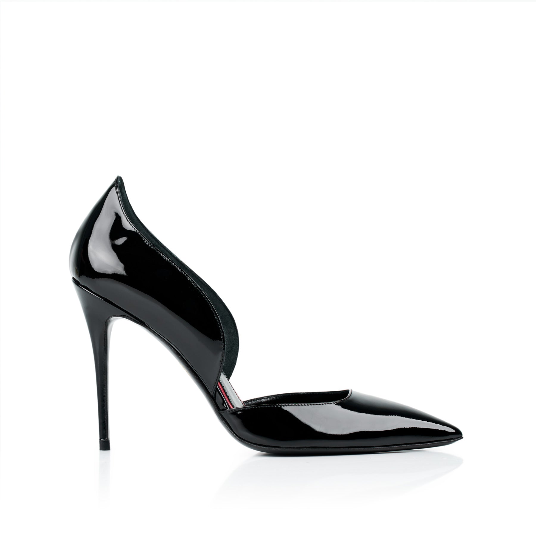 Monica 100 Noir Cuir Vernis