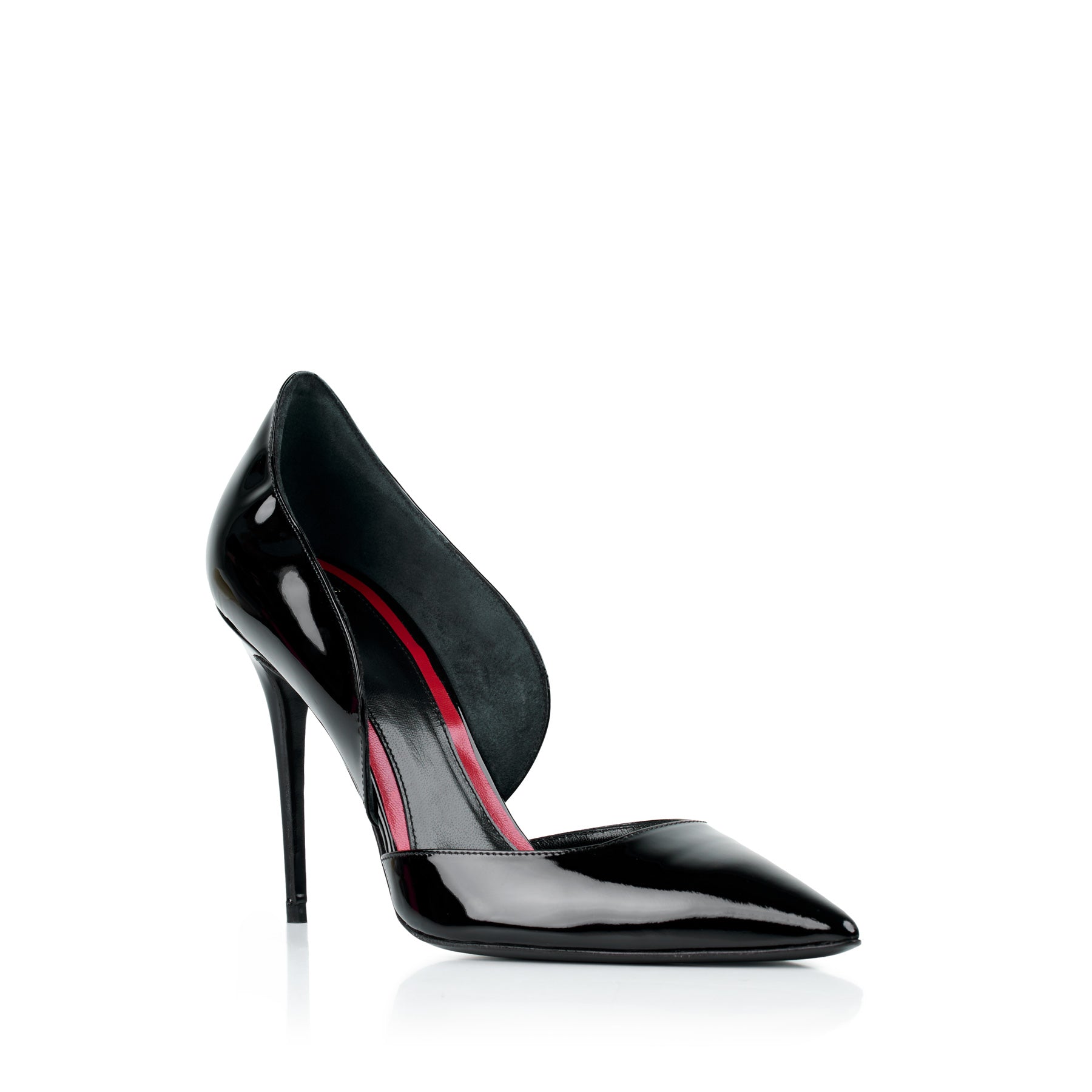 Monica 100 Noir Cuir Vernis