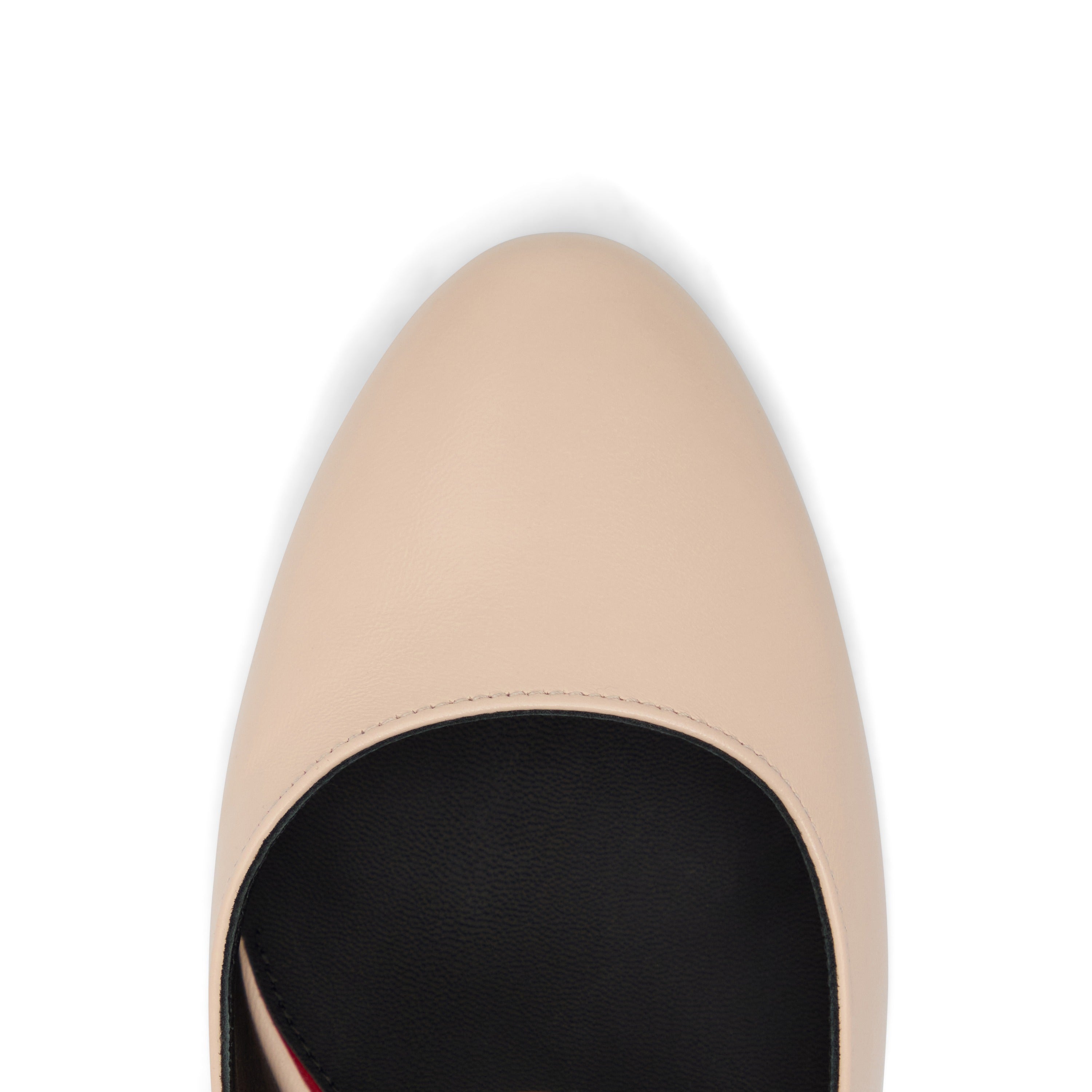 Betty 75 Beige Blanc Cuir Mat et Vernis