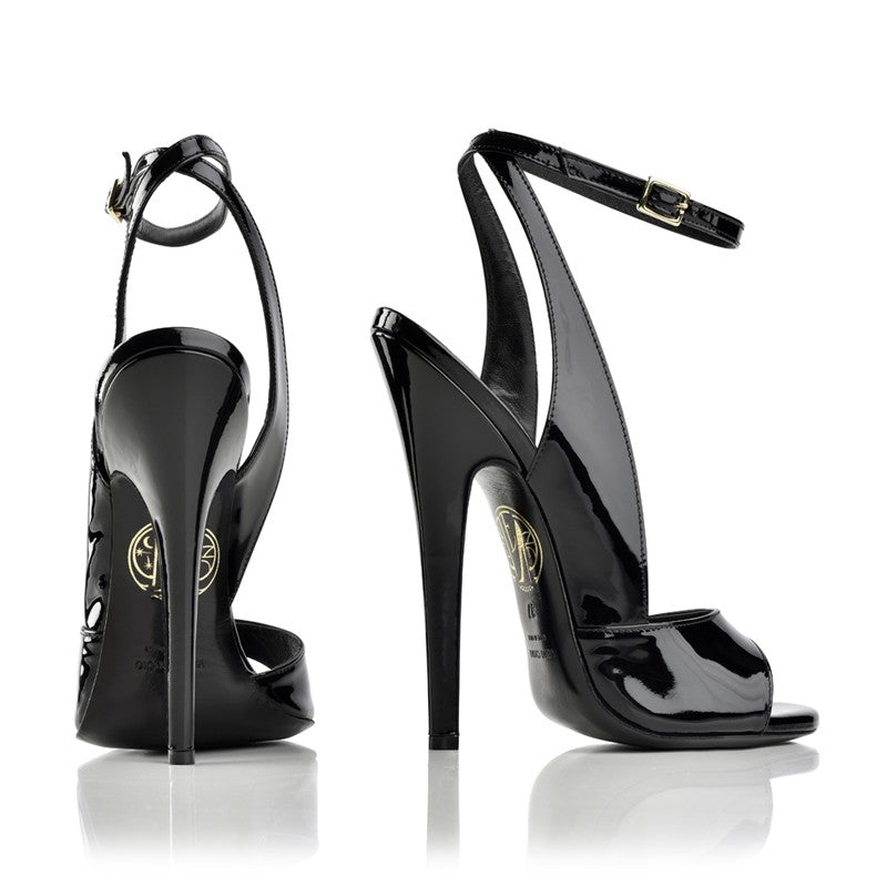 Flavien 140 Noir Cuir Vernis
