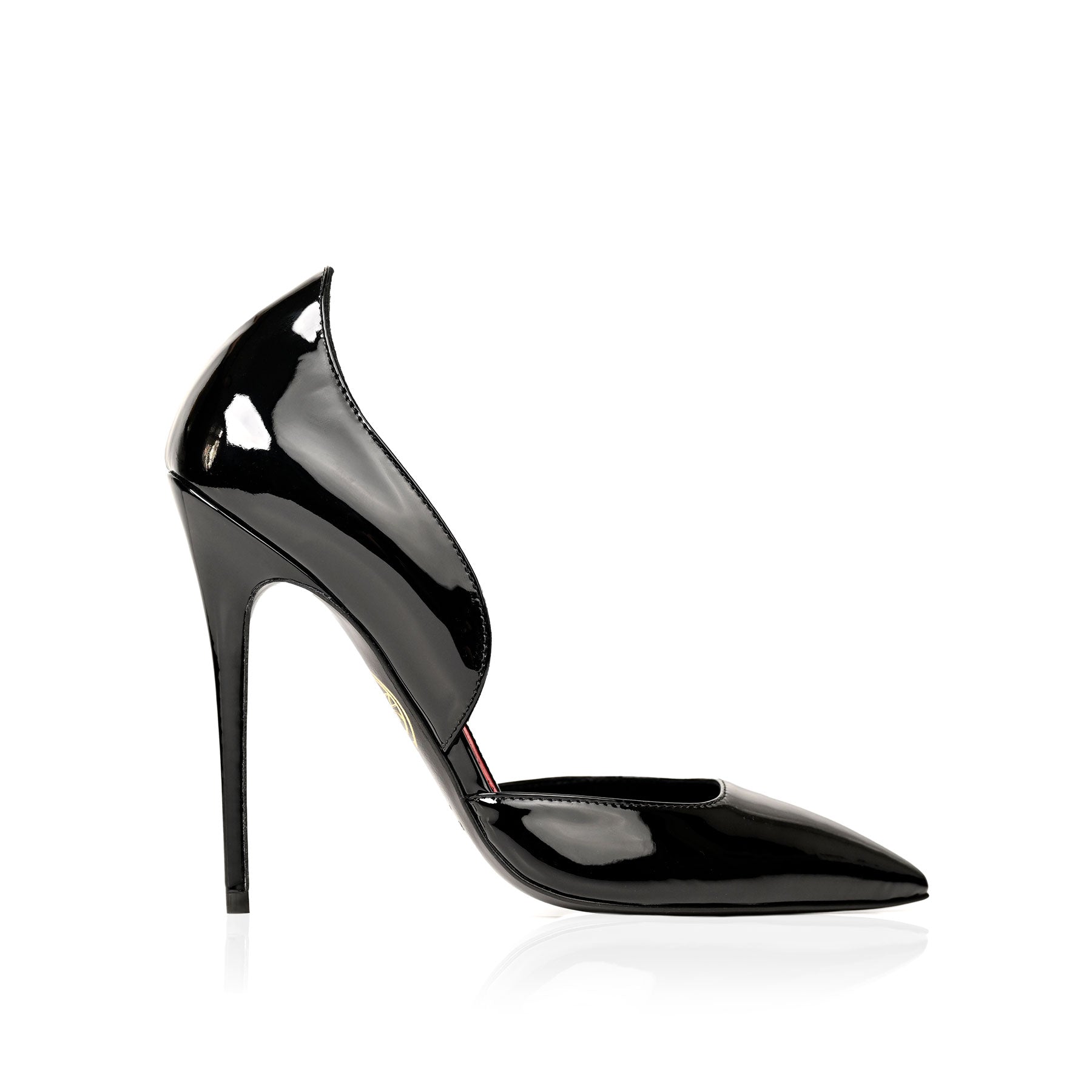Monica 120 Noir Cuir Vernis