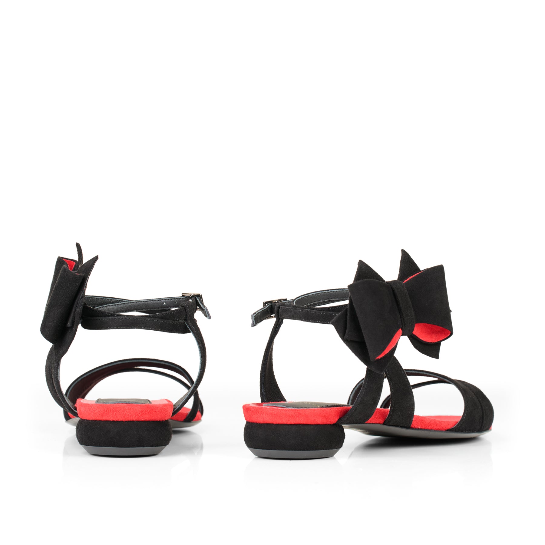 Angelic 20 Noir Rouge Cuir Velours