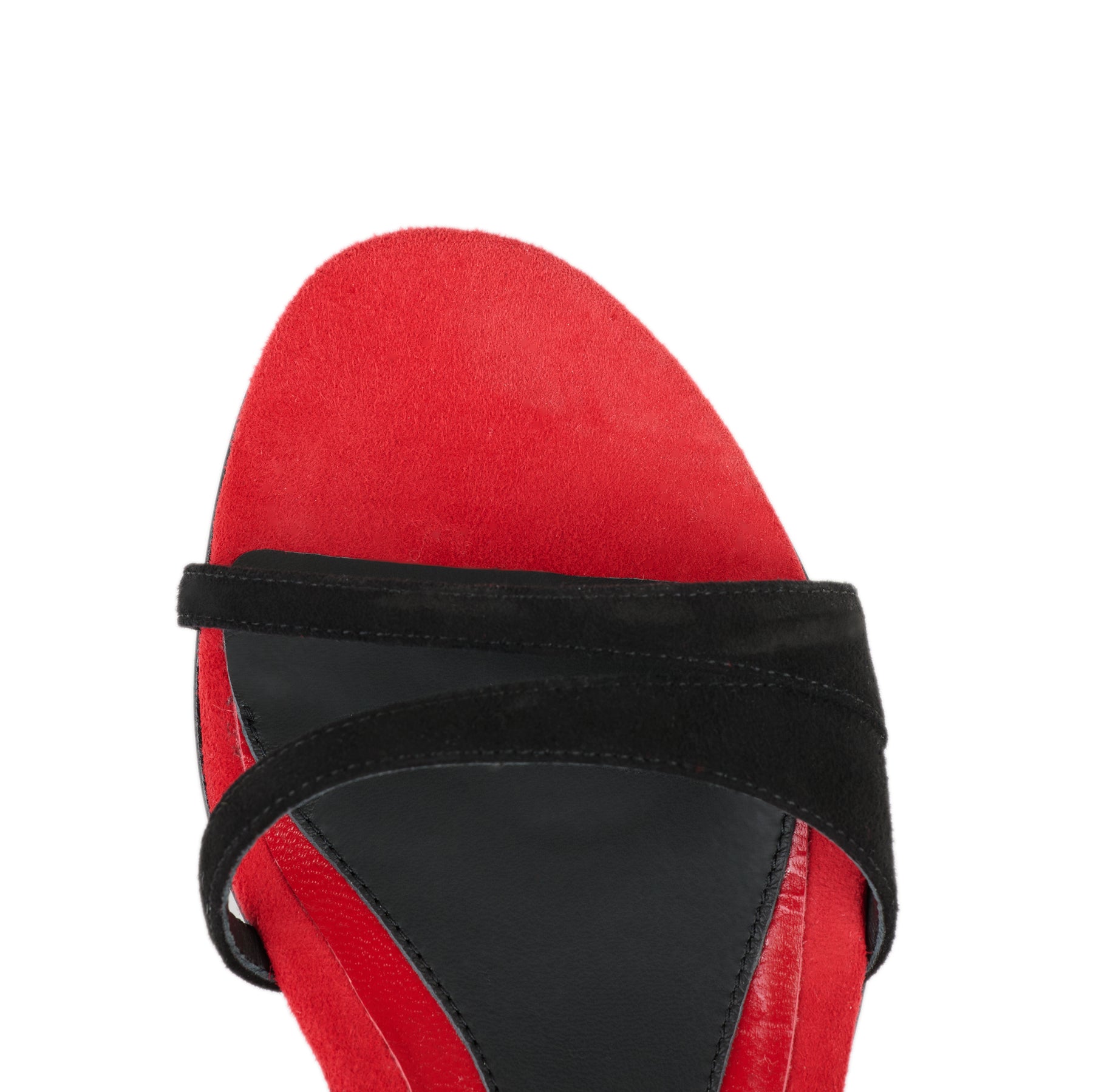 Angelic 20 Noir Rouge Cuir Velours