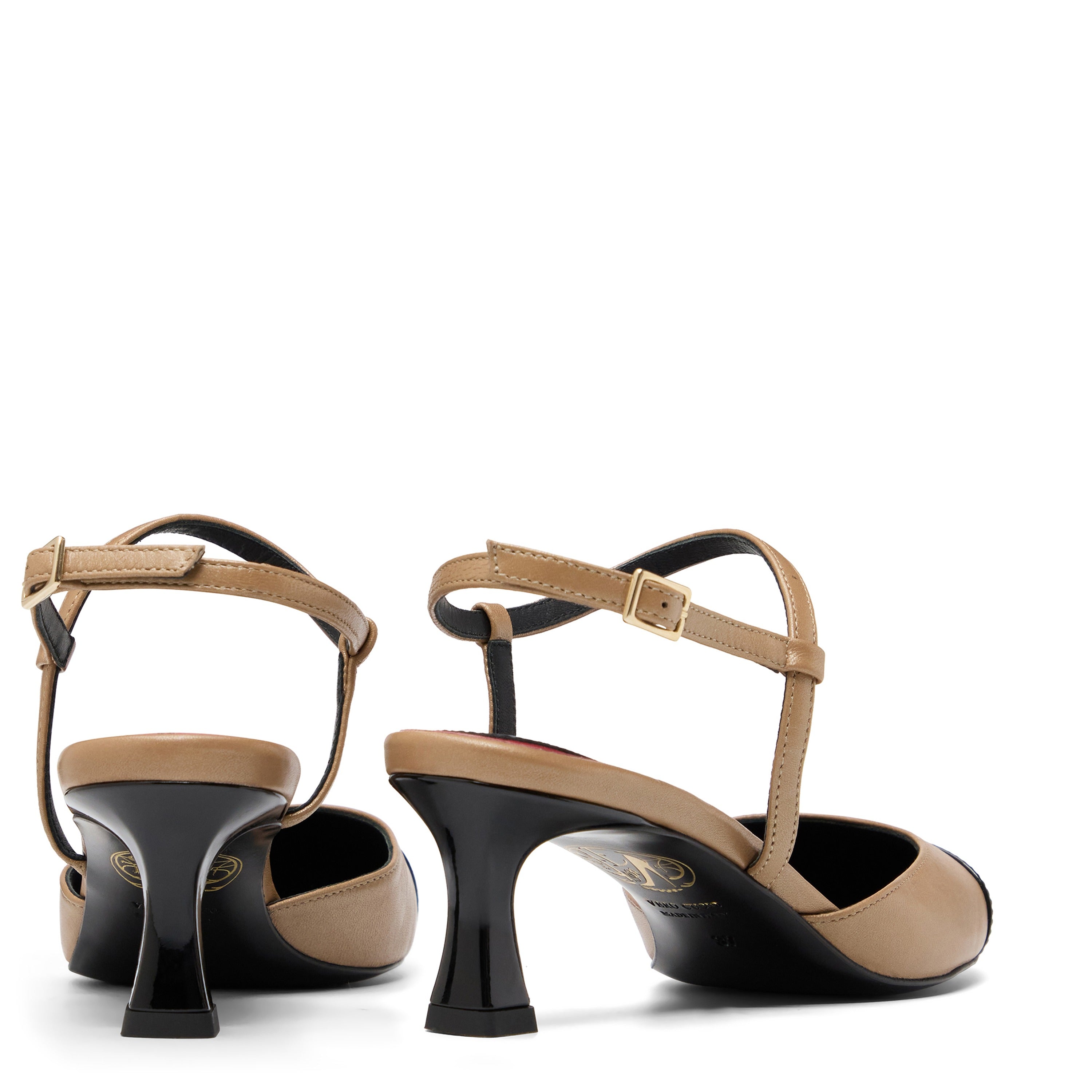 Ariane 55 Espresso Noir Cuir Mat Et Vernis