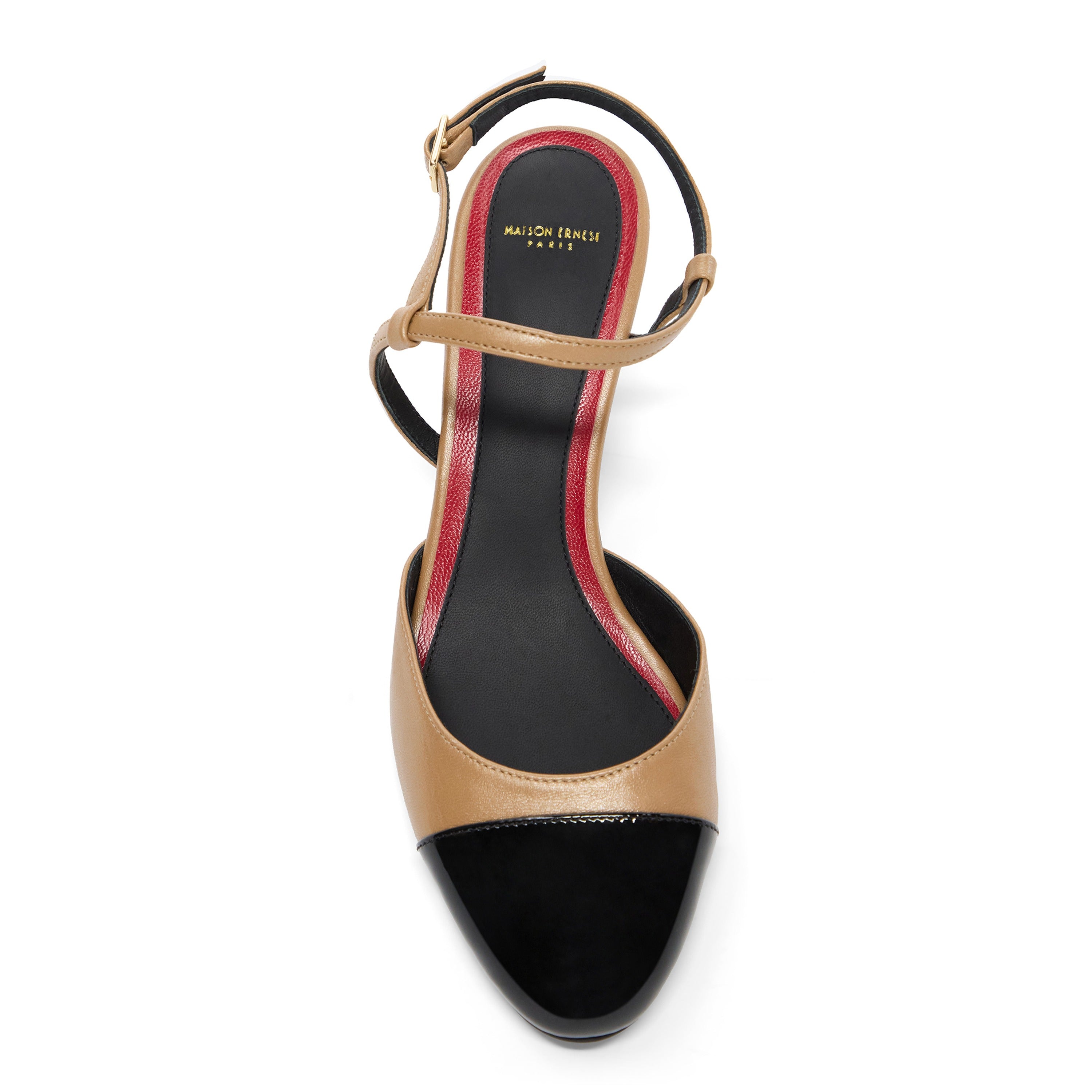 Ariane 55 Espresso Noir Cuir Mat Et Vernis