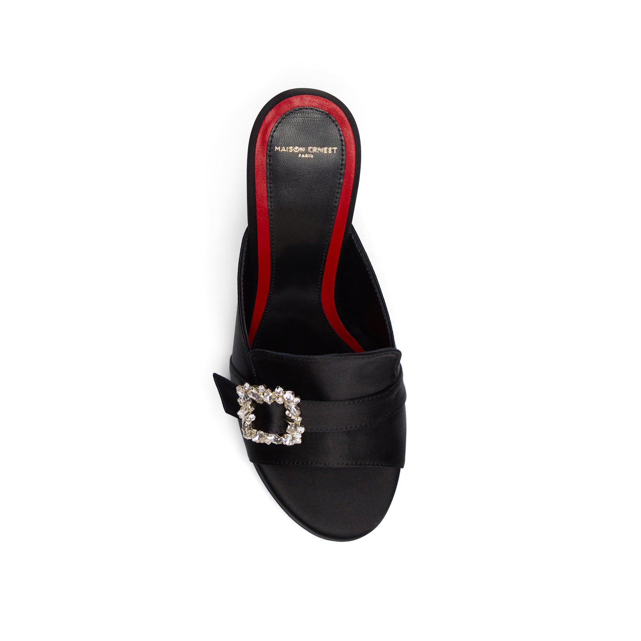 Capucine 90 Noir Satin